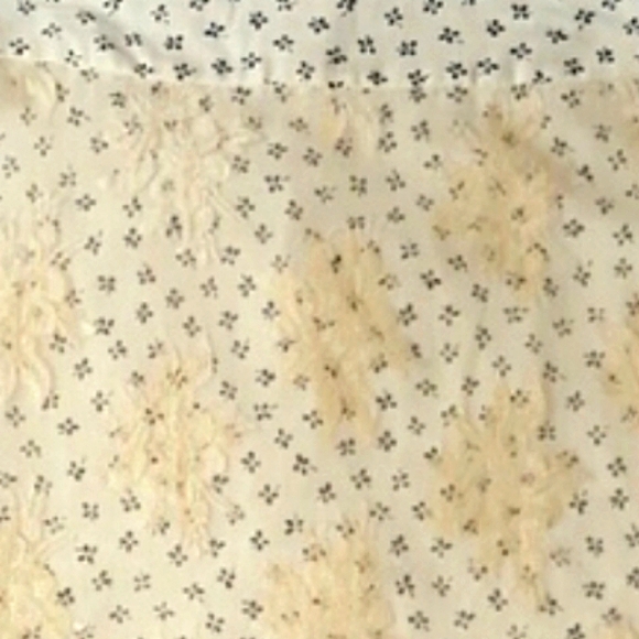 NEW Vintage Skirt with Sheer Lace Overlay - Picture 8 of 12